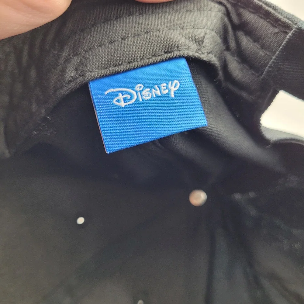 Disney Mickey Mouse Grandpa Baseball Cap Hat Black Embroidered Adjustable Strap